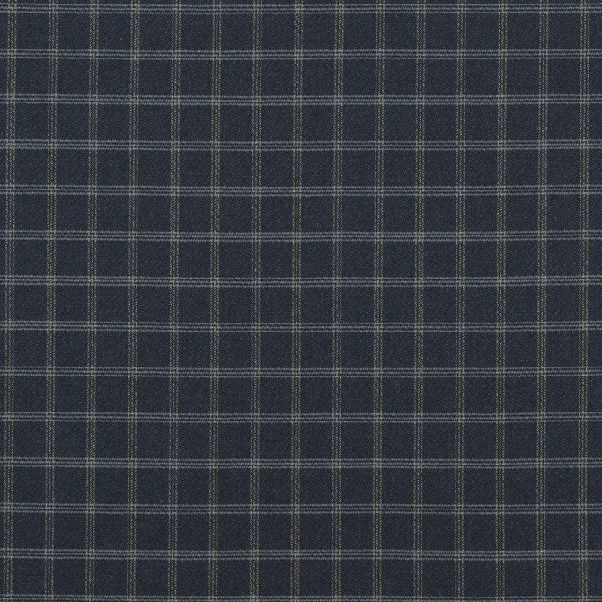 Bute Indigo by Mulberry Designer Fabric FESTIVAL WOOL - 100% United Kingdom HEAVY Horizontal: 2.758 and Vertical: 2.955 57.918 - Swanky Fabrics -