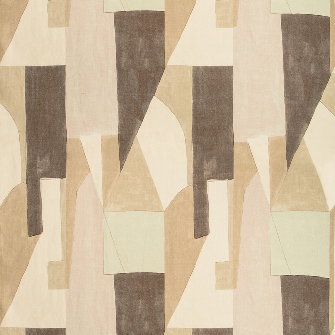 District Silt by Groundworks Designer Fabric KELLY WEARSTLER V LINEN - 100% Italy MEDIUM Horizontal: 26.25 and Vertical: 40 52.5 - Swanky Fabrics -