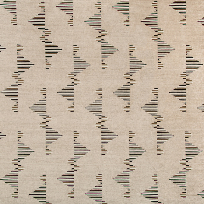 Arcade Buff by Groundworks Designer Fabric KELLY WEARSTLER V VISCOSE - 60%;COTTON - 40% Italy HEAVY Horizontal: 13.77 and Vertical: 20 55.12 - Swanky Fabrics -