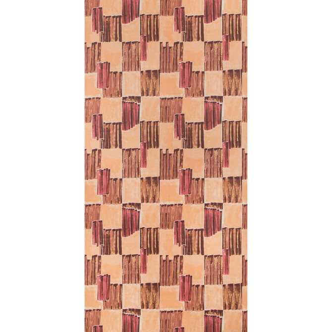 Lyre Paper Fiery by Groundworks Designer Wallcovering KELLY WEARSTLER WALLPAPERS V CELLULOSE - 60%;POLYESTER - 24%;MINERAL FILLERS - 12%;BINDER - 4% Italy Horizontal: 26.77 and Vertical: 17.56 26.77 - Swanky Fabrics -