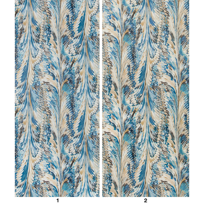 Taplow Paper Navy/Slate by Lee Jofa Designer Wallcovering MANOR HOUSE WALLPAPER PULP - 80%;POLYESTER - 20% Austria Horizontal: 17.9 and Vertical: 31.5 53.7 - Swanky Fabrics -