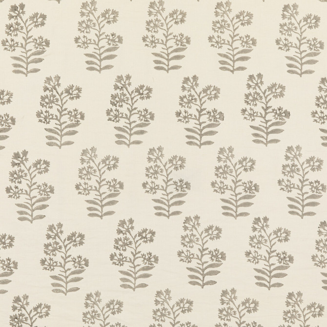 Wild Flower Stone by Baker Lifestyle Designer Fabric BLOCK PARTY LINEN - 56%;COTTON - 44% India Horizontal: 5.91 and Vertical: 13.396 53.978 - Swanky Fabrics -