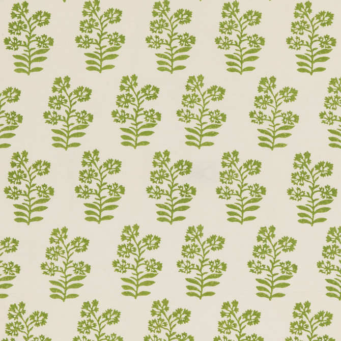 Wild Flower Green by Baker Lifestyle Designer Fabric BLOCK PARTY LINEN - 56%;COTTON - 44% India - Horizontal: 5.91 and Vertical: 13.396 53.978 - Swanky Fabrics -