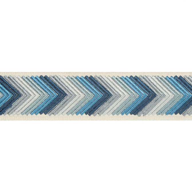 Arrowhead Admiral by Kravet Couture Designer Trim BRAIDS BANDS & BORDERS RAYON - 51%;POLYESTER - 49% India Horizontal: 1.57 and Vertical: 1 1.77 - Swanky Fabrics -
