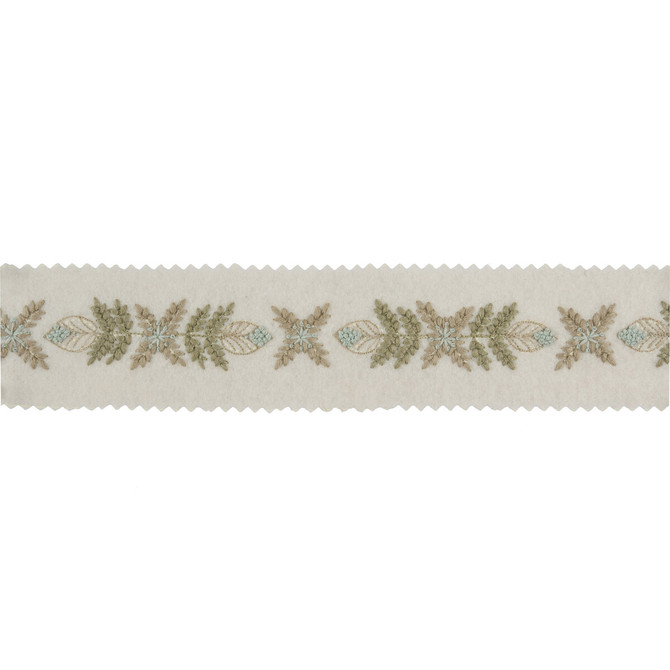 Edelweiss Green Meadow by Kravet Couture Designer Trim BARBARA BARRY CHALET TRIMS POLYESTER - 100% India Horizontal: and Vertical: 1.5 - Swanky Fabrics -