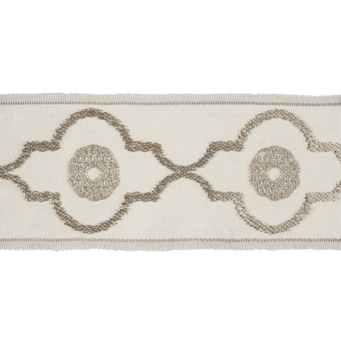 Ogee Chain Dove by Kravet Design Designer Trim CANDICE OLSON COLLECTION LINEN - 43%;RAYON - 33%;VISCOSE - 24% China - Horizontal: - and Vertical: - 2.95 - Swanky Fabrics -