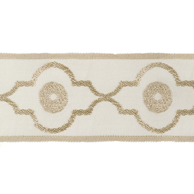 Ogee Chain Cream by Kravet Design Designer Trim CANDICE OLSON COLLECTION LINEN - 43%;RAYON - 33%;VISCOSE - 24% China Horizontal: and Vertical: 2.95 - Swanky Fabrics -