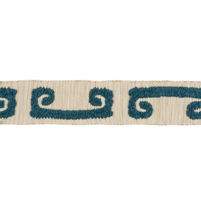 Wonky Key Teal by Kravet Design Designer Trim LINHERR HOLLINGSWORTH BOHEME TRIM WOOL - 47%;COTTON - 29%;FIBRANNE - 11%;LINEN - 11%;POLYESTER - 2% China Horizontal: 2.4 and Vertical: 11 2.4 - Swanky Fabrics -