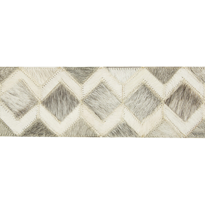 Diamond Hide Heather by Kravet Design Designer Trim LEATHER TRIM COW HIDE - 100% India Horizontal: and Vertical: 3.5 - Swanky Fabrics -