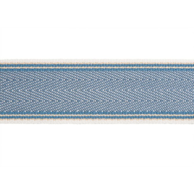 Hance Blue by Lee Jofa Designer Trim POLYESTER - 100% India Horizontal: and Vertical: 1.77 - Swanky Fabrics -