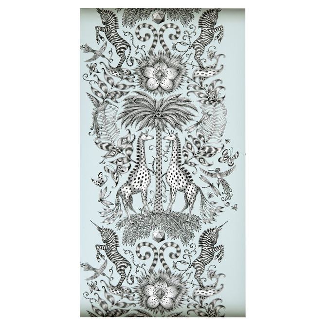 Kruger Eggshell by Clarke And Clarke Designer Wallcovering ANIMALIA BY EMMA J SHIPLEY FOR C&C United Kingdom Horizontal: 0 and Vertical: 27.125 20.5 - Swanky Fabrics -