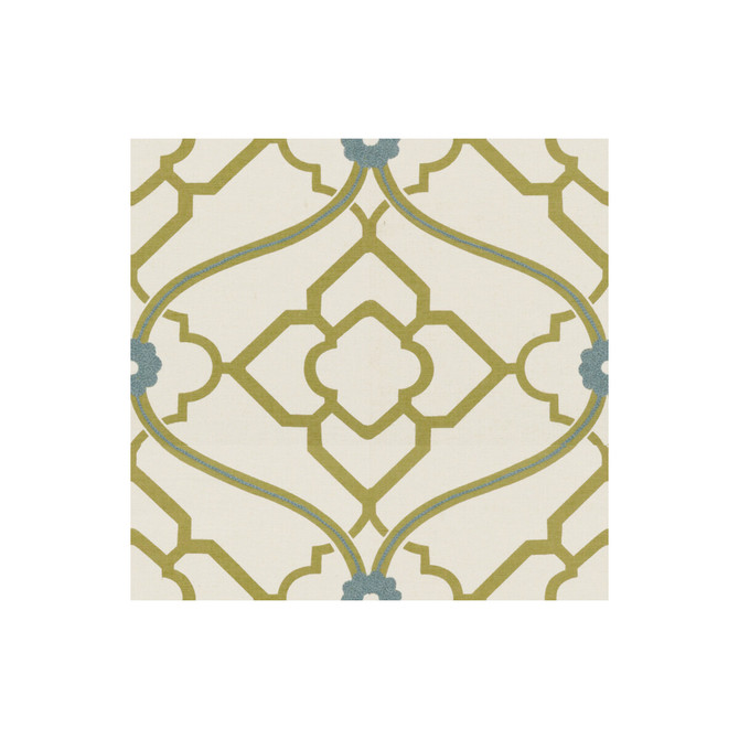 Zuma Kiwi by Kravet Design Designer Fabric CANDICE OLSON COLLECTION COTTON - 100% India LIGHT Horizontal: 13.5 and Vertical: 13.5 55 - Swanky Fabrics -