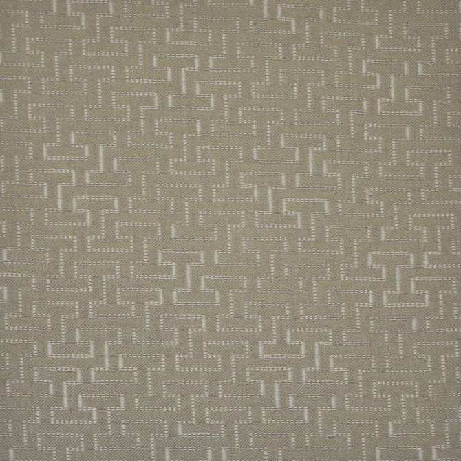 Hedge Maze # 7001 Beige by Maxwell Designer Fabric HOME & GARDEN-ACT III 100% SUNBRELLA ACRYLIC USA V-6.5"H-7.1" 54" - Swanky Fabrics -