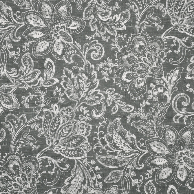 Willow Ware # 848 Charcoal by Maxwell Designer Fabric COLOR THEORY-VOL.IV MOONSTONE 100% POLYESTER TURKEY See sample </p><p>Repeat: Horizontal: 28" and Vertical: 27.5" 55" - Swanky Fabrics -