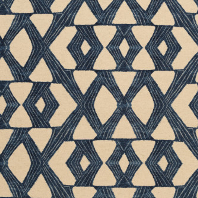 Crossover Navy by Mitchell Designer Fabric #1907 80% Cotton,20% Linen China </p><p>Repeat: Horizontal: 13.5 and Vertical: 13.5 54 - Swanky Fabrics -