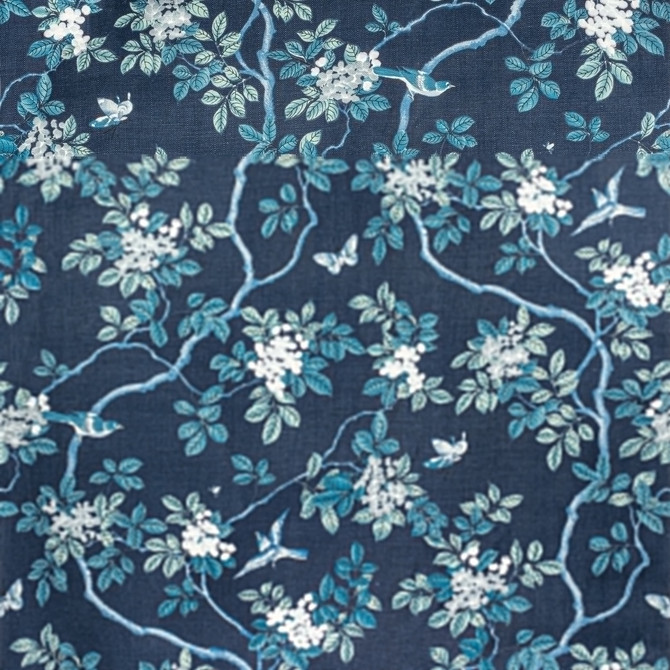 7814-44 Birds And Butterfly Herringbone Riptide by Bassett Mcnab Fabric Bassett Mcnab Fabric 7814-44 Birds And Butterfly Herringbone RiptideFabric BASSETT MCNAB ORIGINS USA </p><p>Repeat: H: 48.000, V: 49.000 48 in - Fabric Carolina -