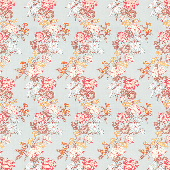 7815-17 Summer Garden Cloud by Bassett Mcnab Designer Fabric BASSETT MCNAB ORIGINS 100%LIN USA Horizontal: 26.500 and Vertical: 13.500 54 in - Swanky Fabrics -