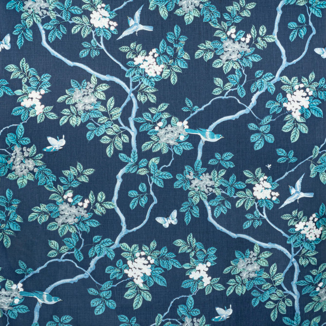 7820-44 Birds And Butterfly Riptide by Bassett Mcnab Fabric Bassett Mcnab Fabric 7820-44 Birds And Butterfly RiptideFabric BASSETT MCNAB ORIGINS 100%LIN USA </p><p>Repeat: H: 48.000, V: 49.000 48 in - Fabric Carolina -
