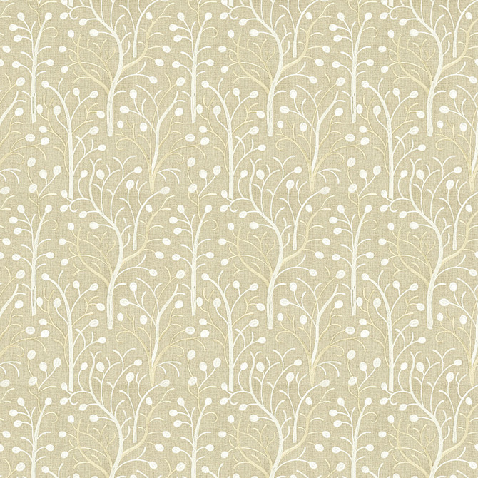 Alyssa 1 Taupe by Stout Designer Fabric COMFORTABLE LIVING BEIGE/TAUPE 100%LIN %BEMB INDIA Horizontal: 12.875 and Vertical: 15.5 51.5 in - Swanky Fabrics -