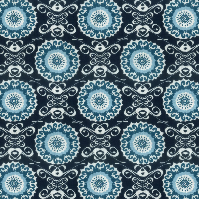 Midsummer 3 Navy by Aoc Designer Fabric LA BELLA VITA 50%COT 50%LIN USA FLAME RETARDANT-CA BULLETIN 117-SECTION E FLAME RETARDANT-U.F.A.C. CLASS 1 PERFORMANCE RATED FABRIC WYZENBEEK 60 000 DOUBLE RUB WEAR TEST (HEAVY DUTY) Horizontal: 7.750 and Vertical: 7.500 54 in - Swanky Fabrics -