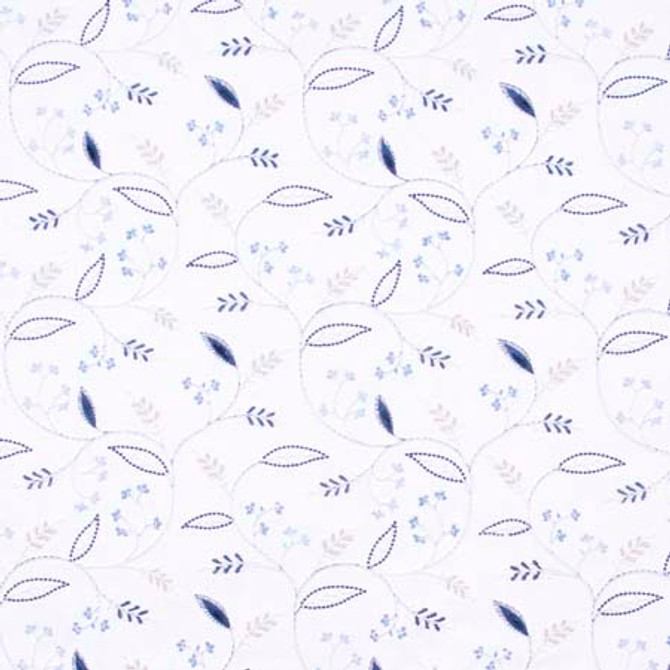 Clara Lane Blue Jay by Carole Designer Fabric Red Sea 52% Cotton, 48% Polyester India 30,000 Wyzenbeek Double Rubs 9 1/8" V, 10 3/8" H 52" - Swanky Fabrics -