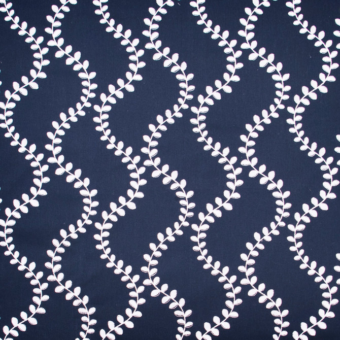 Come To Life Navy by Carole Designer Fabric Bluebird 100% Cotton India N/A Horizontal: 13 and Vertical: 7.625 52 - Swanky Fabrics -