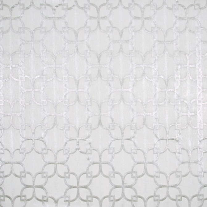 Favorite Way Silver by Carole Designer Fabric For The Window 52% Cotton, 48% Polyester India Passes 15,000 Double Rubs Wyzenbeek 9 1/4" V, 8 3/4" H 51" - Swanky Fabrics -