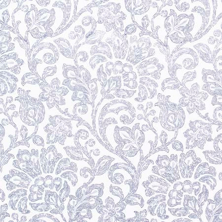 Few Words Denim by Carole Designer Fabric Red Sea 100% Cotton India N/A 24 1/2" V, 14 1/2" H 54" - Swanky Fabrics -