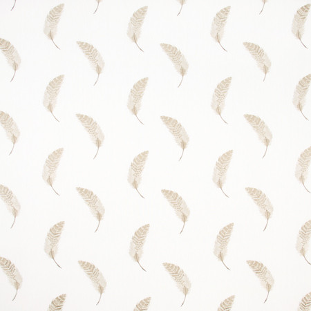 Feather Point Taupe by Carole Designer Fabric For The Window 52% Cotton, 48% Polyester India N/A 9 1/4" V, 11" H 51" - Swanky Fabrics -