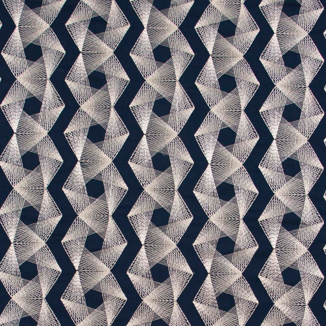 Feel Connected Navy by Carole Designer Fabric Wintermint 100% Cotton India N/A Horizontal: 8.75 and Vertical: 7.75 52 - Swanky Fabrics -
