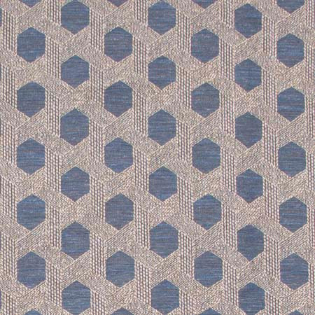 Lattice Wall Marine by Carole Designer Fabric Wintermint 78% Polyester, 15% Acrylic, 7% Linen Turkey 20,000 Martindale Circular Rubs 2 3/4" V, 4 3/4" H 54" - Swanky Fabrics -