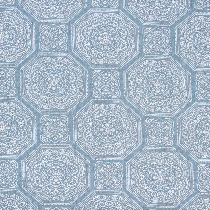 Lasting Friendship Sky by Carole Designer Fabric Desert Wanderer 50% Polyester, 50% Cotton India N/A Horizontal: 17125 and Vertical: 155 52 - Swanky Fabrics -