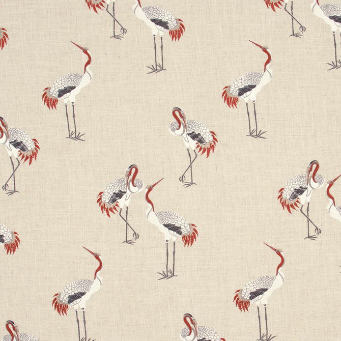 Heron Umber by Carole Designer Fabric Azalea 86% Polyester, 9% Rayon, 5% Linen China Passes 73,000 Double Rubs Wyzenbeek Horizontal: 13.5 and Vertical: 15.5 54 - Swanky Fabrics -