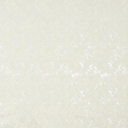 Hologram Silver by Carole Designer Fabric Birch 93% Polyester, 7% Metallic Turkey N/A </p><p>Repeat: 8 1/4" V, 7" H 54" - Swanky Fabrics -