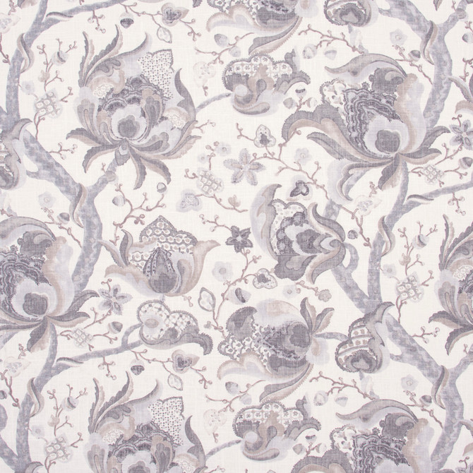 Immerse Yourself Grey by Carole Designer Fabric White Smoke 55% Linen, 45% Rayon-SSR Finished in USA Passes 15,000 Double Rubs Wyzenbeek Horizontal: 27 and Vertical: 27 54 - Swanky Fabrics -