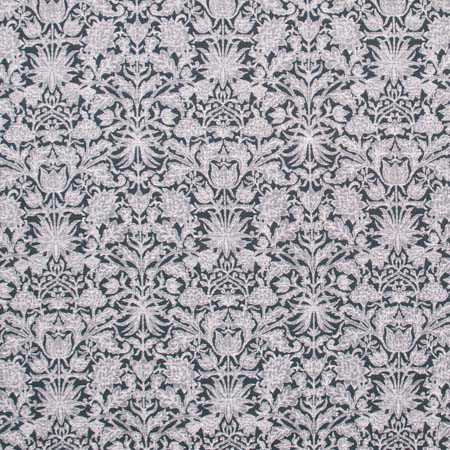 Kimmeridge Indigo by Carole Designer Fabric Red Sea 46% Viscose, 30% Cotton, 24% Polyester Turkey 13 3/8" V, 14" H 57" - Swanky Fabrics -