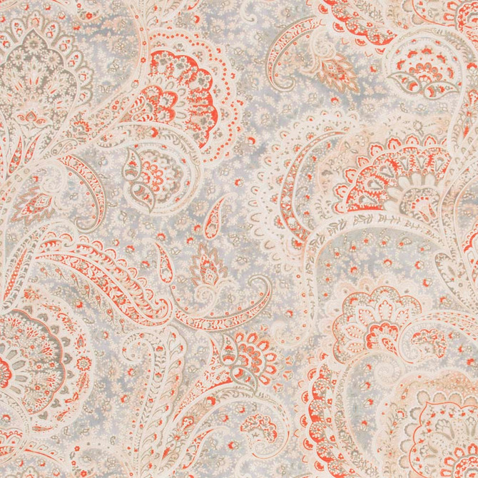 Loyal Patriot Ember by Carole Designer Fabric Red Sea 100% Cotton South Korea 51,000 Wyzenbeek Double Rubs Horizontal: 27 and Vertical: 25.25 54 - Swanky Fabrics -