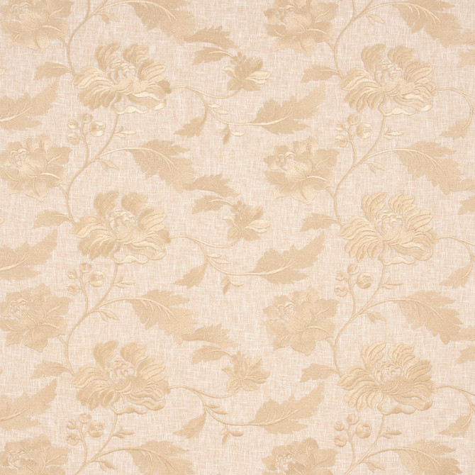 One She Loves Antique by Carole Designer Fabric Lemongrass 70% Polyester, 30% Cotton India N/A Horizontal: 16.875 and Vertical: 9.375 51.5 - Swanky Fabrics -