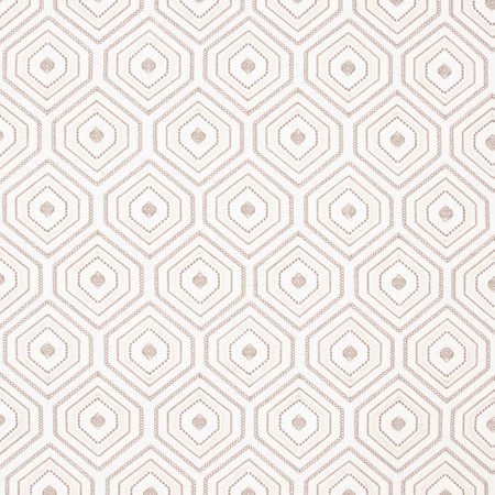 Overcome Pebble by Carole Designer Fabric Portobello 64% Polyester, 32% Cotton, 4% Linen India Passes 30,000 Double Rubs Wyzenbeek 9 1/8" V, 6 1/4" H 50.5" - Swanky Fabrics -