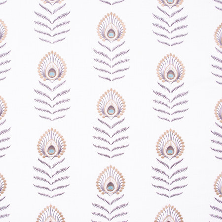 Peacock Feather Ivory by Carole Designer Fabric Lemongrass 60% Polyester, 30% Viscose, 10% Cotton China N/A </p><p>Repeat: 11 3/4" V, 10 1/2" H 52" - Swanky Fabrics -