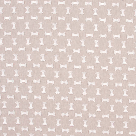 Pick A Bow Linen by Carole Designer Fabric Portobello 50% Polyester, 50% Cotton India Passes 25,000 Double Rubs Wyzenbeek Horizontal: 6 1/4" and Vertical: 5 1/4" V 52" - Swanky Fabrics -