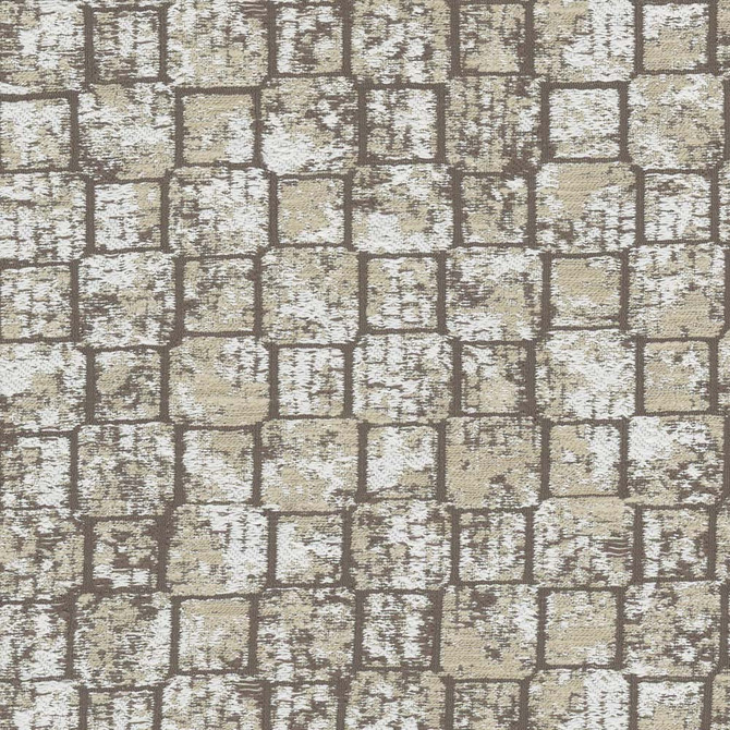 Power Block River Rock by Carole Designer Fabric Modern Edge 100% Polyester India 85,000 Wyzenbeek Double Rubs Horizontal: 6.75 and Vertical: 6.125 55 - Swanky Fabrics -