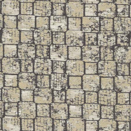 Power Block Pyrite by Carole Designer Fabric Modern Edge 100% Polyester India 85,000 Wyzenbeek Double Rubs Horizontal: 6 3/4" and Vertical: 6 1/8" V 55" - Swanky Fabrics -