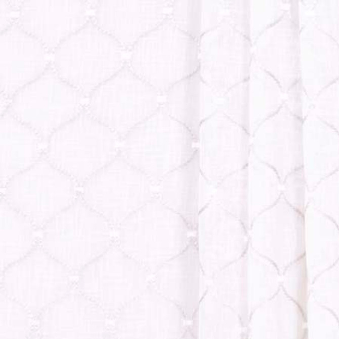 Rollover Pearl by Carole Designer Fabric Sheer Intrigue 100% Polyester India N/A </p><p>Repeat: 4 3/8"V, 4" H 51" - Swanky Fabrics -
