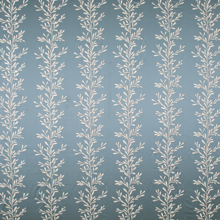 Secret Of Beauty Cornflower Blue by Carole Designer Fabric Modern Castle 60% COTTON, 40% POLYESTER INDIA 15 1/2" V, 12 3/4" H 50.75" - Swanky Fabrics -