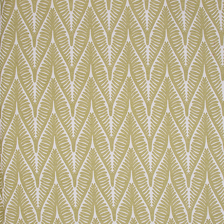 Silver Brake Fern by Carole Designer Fabric Lemongrass 62% Polyester, 38% Cotton India Passes 50,000 Double Rubs Wyzenbeek 6 3/4" V, 6 7/8" H 54" - Swanky Fabrics -