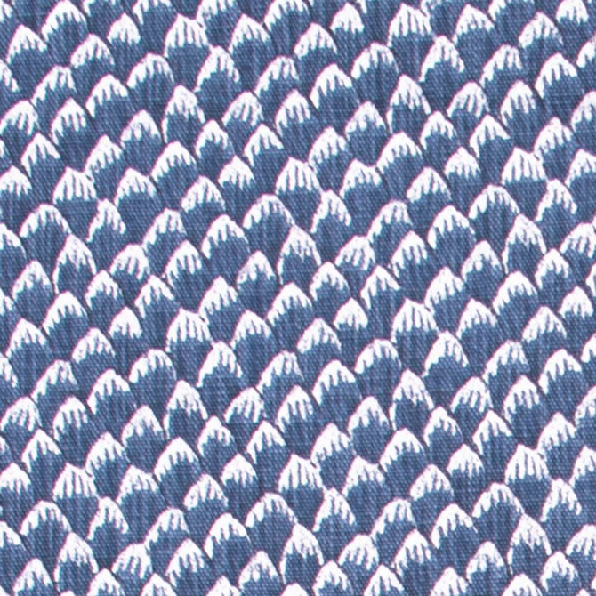 Snowcaps Cobalt by Carole Designer Fabric Wintermint 85% Cotton, 15% Linen Pakistan 24,000 Wyzenbeek Double Rubs Horizontal: 3 and Vertical: 4.25 54 - Swanky Fabrics -