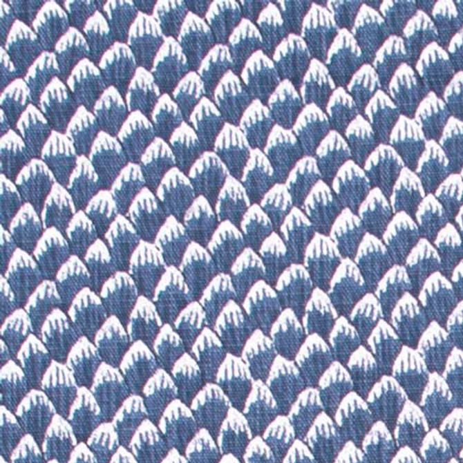 Snowcaps Cobalt by Carole Designer Fabric Wintermint 85% Cotton, 15% Linen Pakistan 24,000 Wyzenbeek Double Rubs </p><p>Repeat: 4 1/4" V, 3" H 54" - Swanky Fabrics -