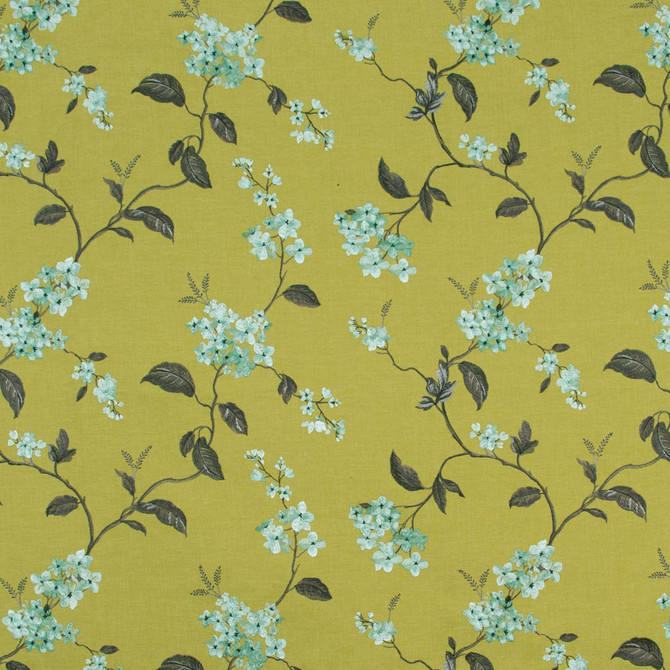 Sweet Sixteen Lime by Carole Designer Fabric Vibrance 50% Polyester, 50% Cotton India N/A Horizontal: 25125 and Vertical: 15375 51 - Swanky Fabrics -
