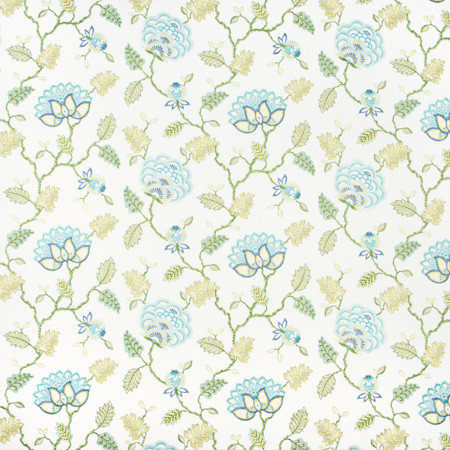 Sweeter Dreams Isle Waters by Carole Designer Fabric Haven 52% Polyester, 48% Cotton India N/A 12 1/2" V, 17" H 51" - Swanky Fabrics -